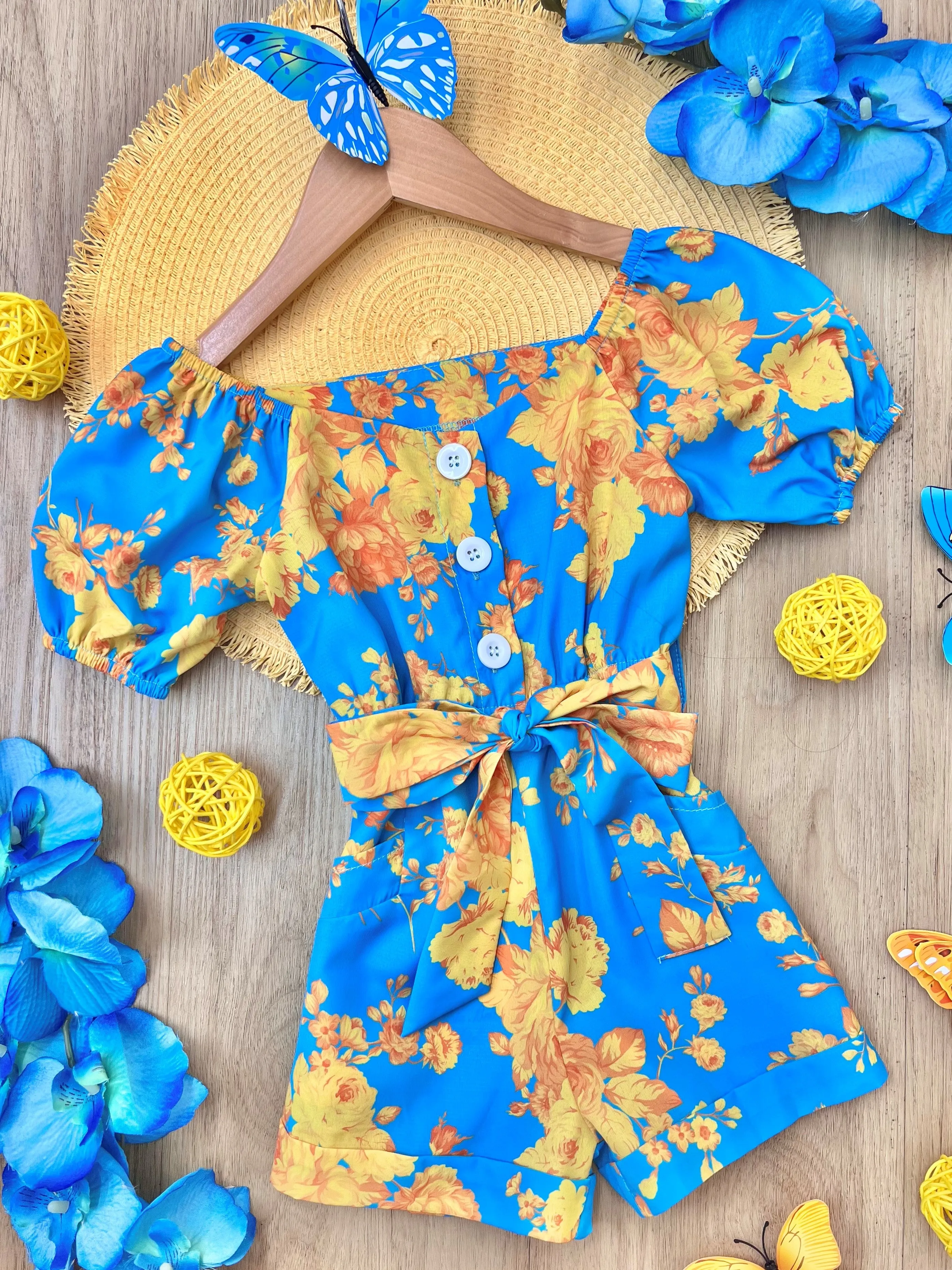 It's a Spring Thing Floral Romper