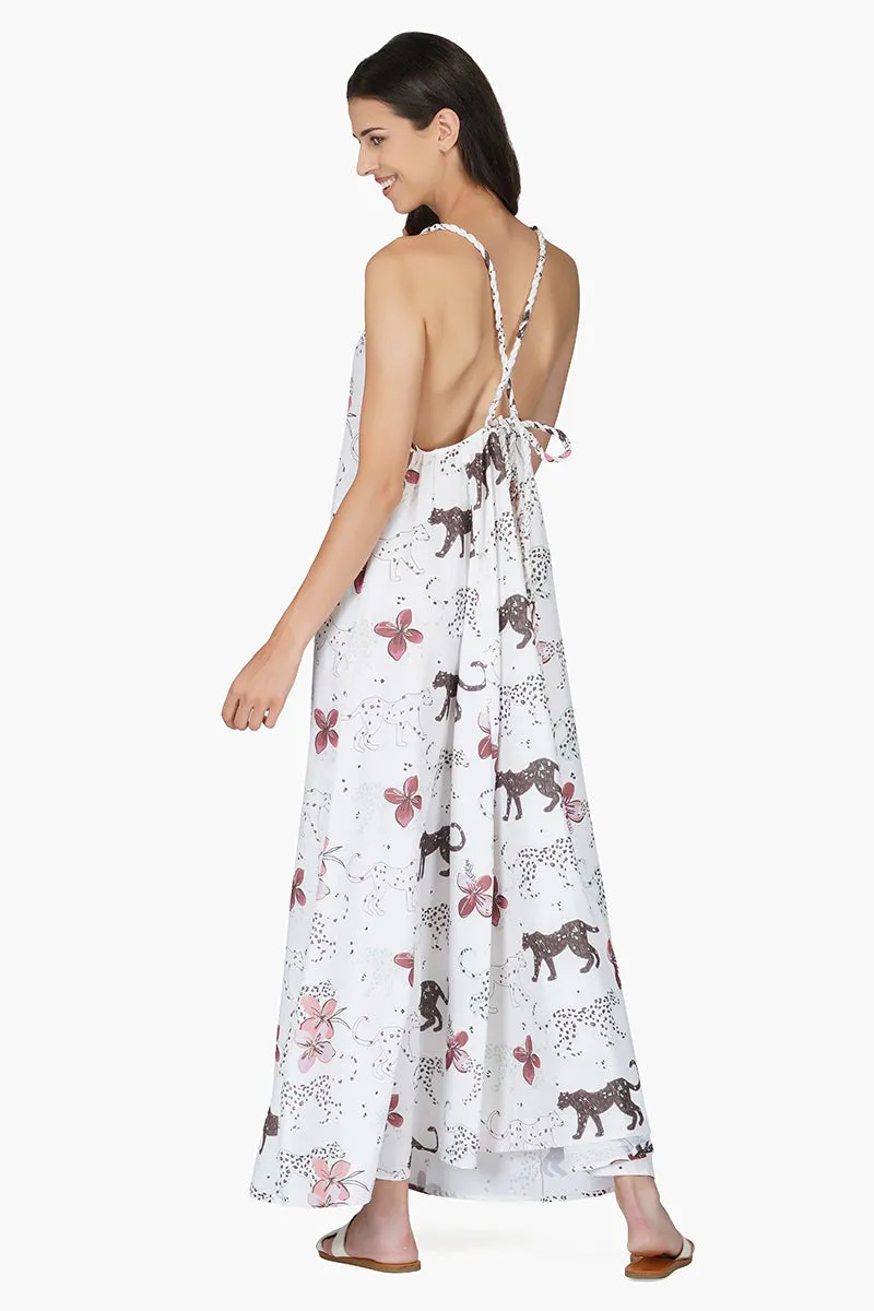 Jaguar Floral Maxi Dress