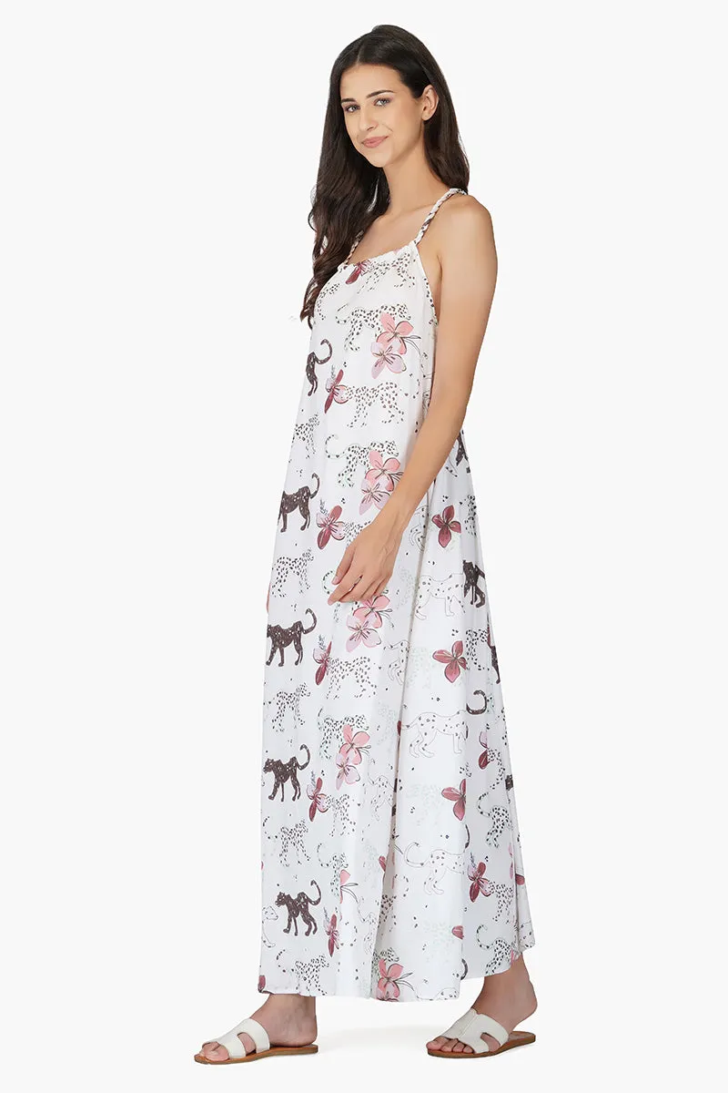 Jaguar Floral Maxi Dress