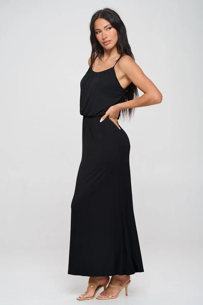 Journey Tank Elastic Waist Maxi