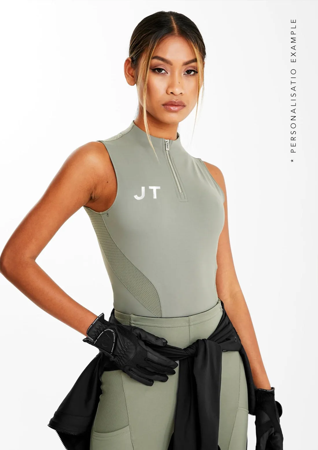 Khaki Sleeveless Base Layer