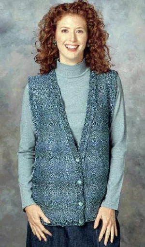 Knitted Casual Vest Pattern (Knit)