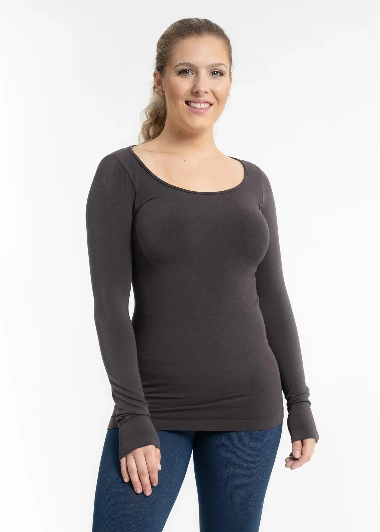 Long Sleeve Round Neck Top