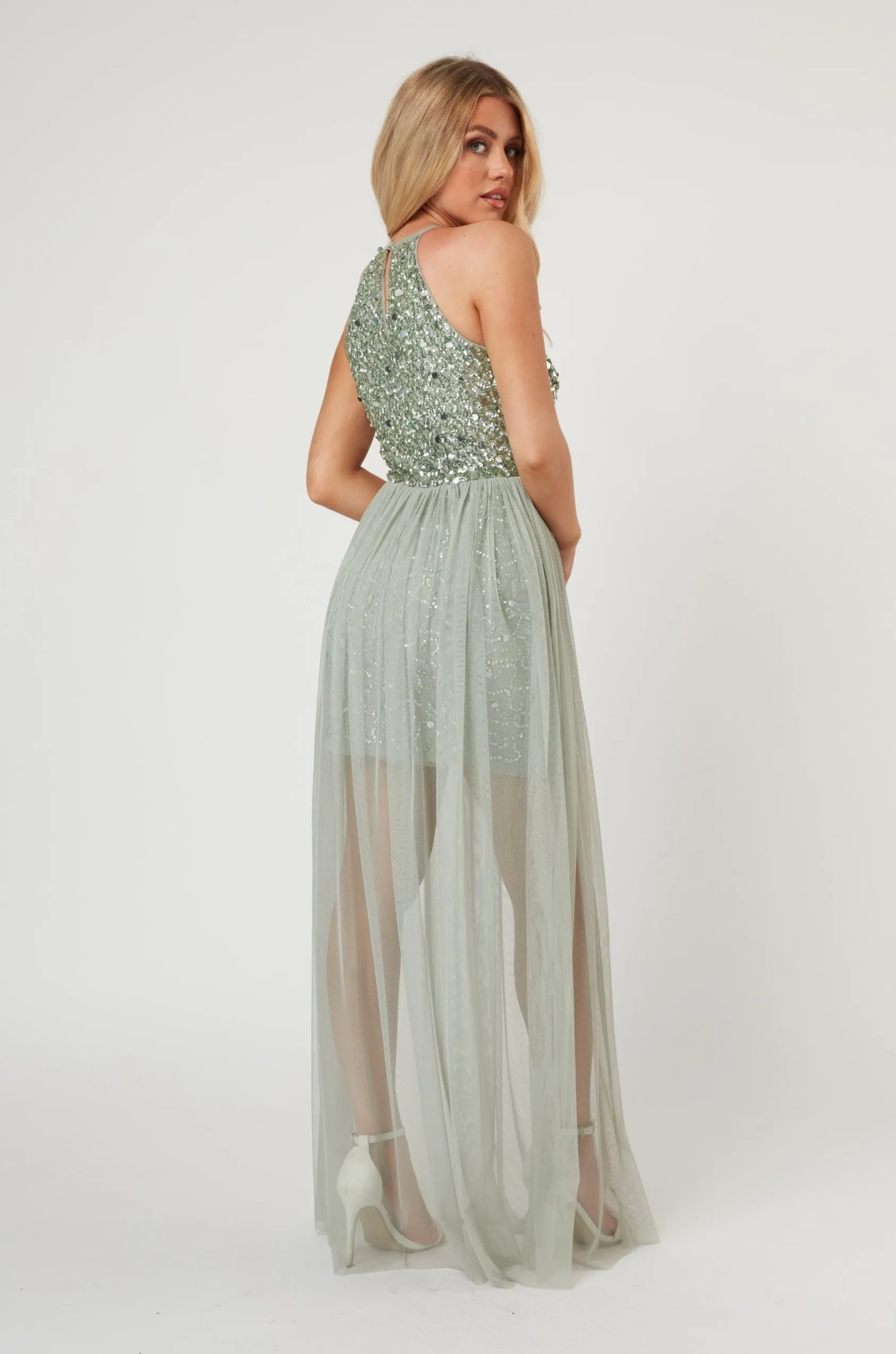 Lulu Sage Bridesmaid Dress