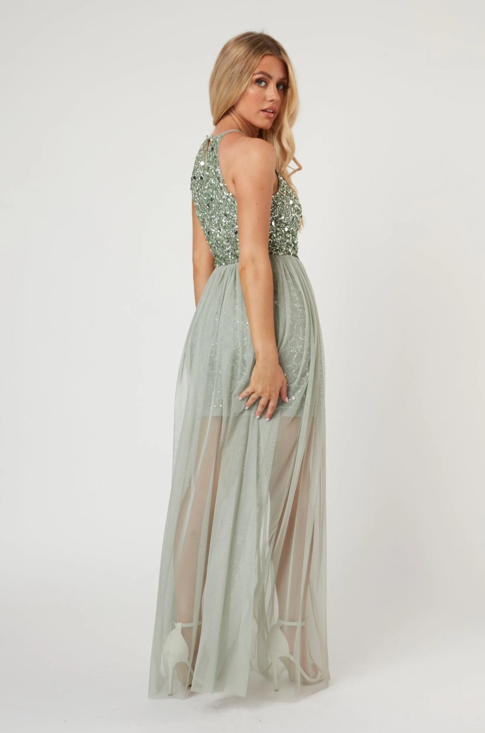 Lulu Sage Bridesmaid Dress