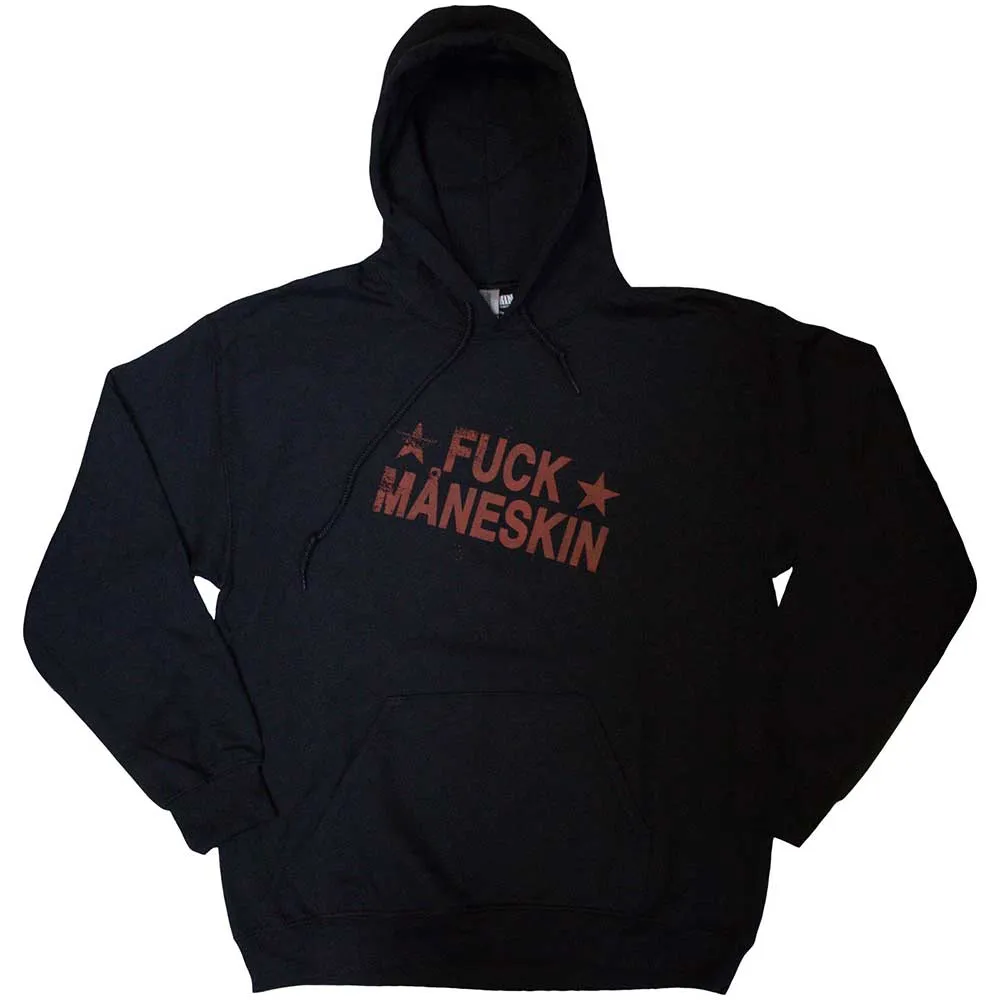 Maneskin Unisex Pullover Hoodie: Fuck Maneskin