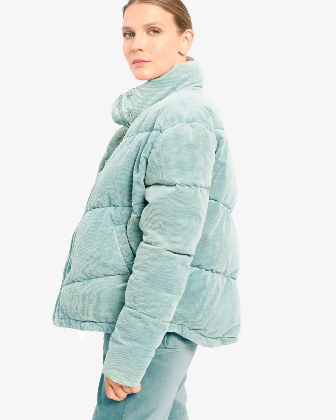 Milla Cord Puffer Jacket