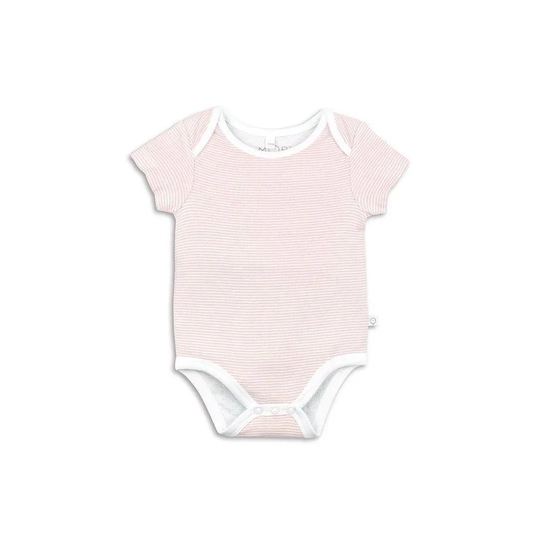 MORI Short Sleeve Bodysuit - Blush