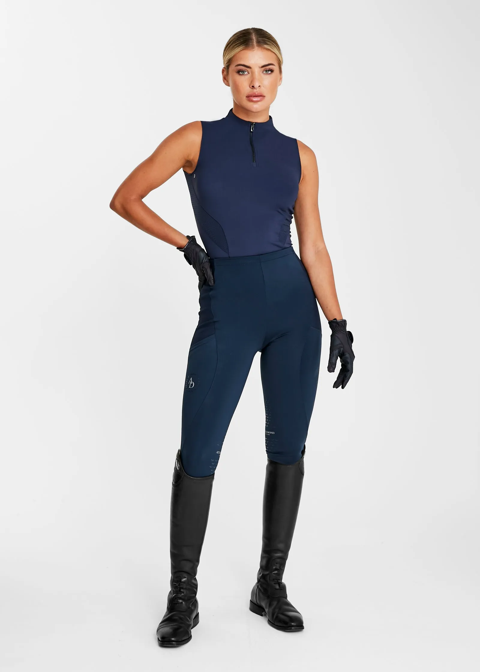 Navy Sleeveless Base Layer