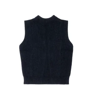 Navy Vest Dark Indigo