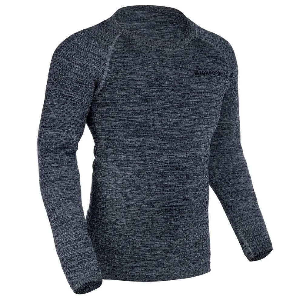 Oxford Advanced Base Layer MS Top Charcoal Marl SM