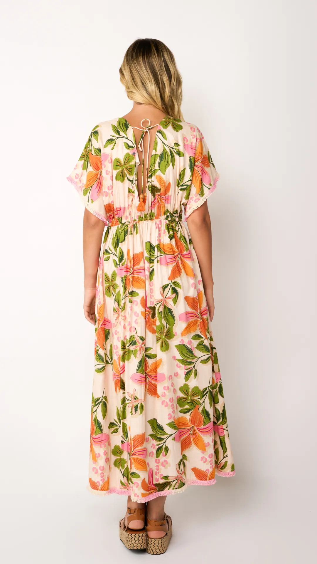 Papaya Maxi Dress