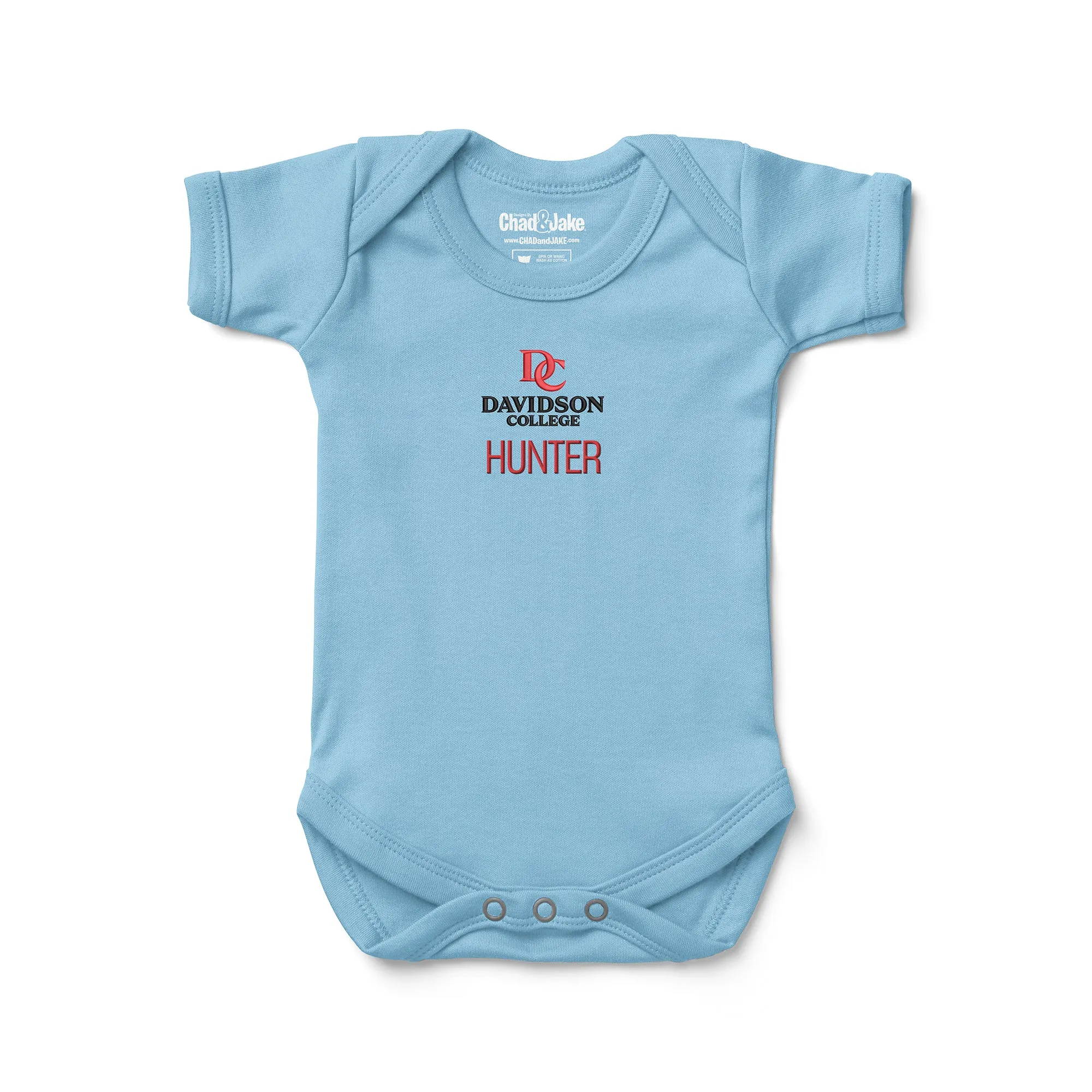 Personalized Davidson Wildcats Primary Lockup Bodysuit