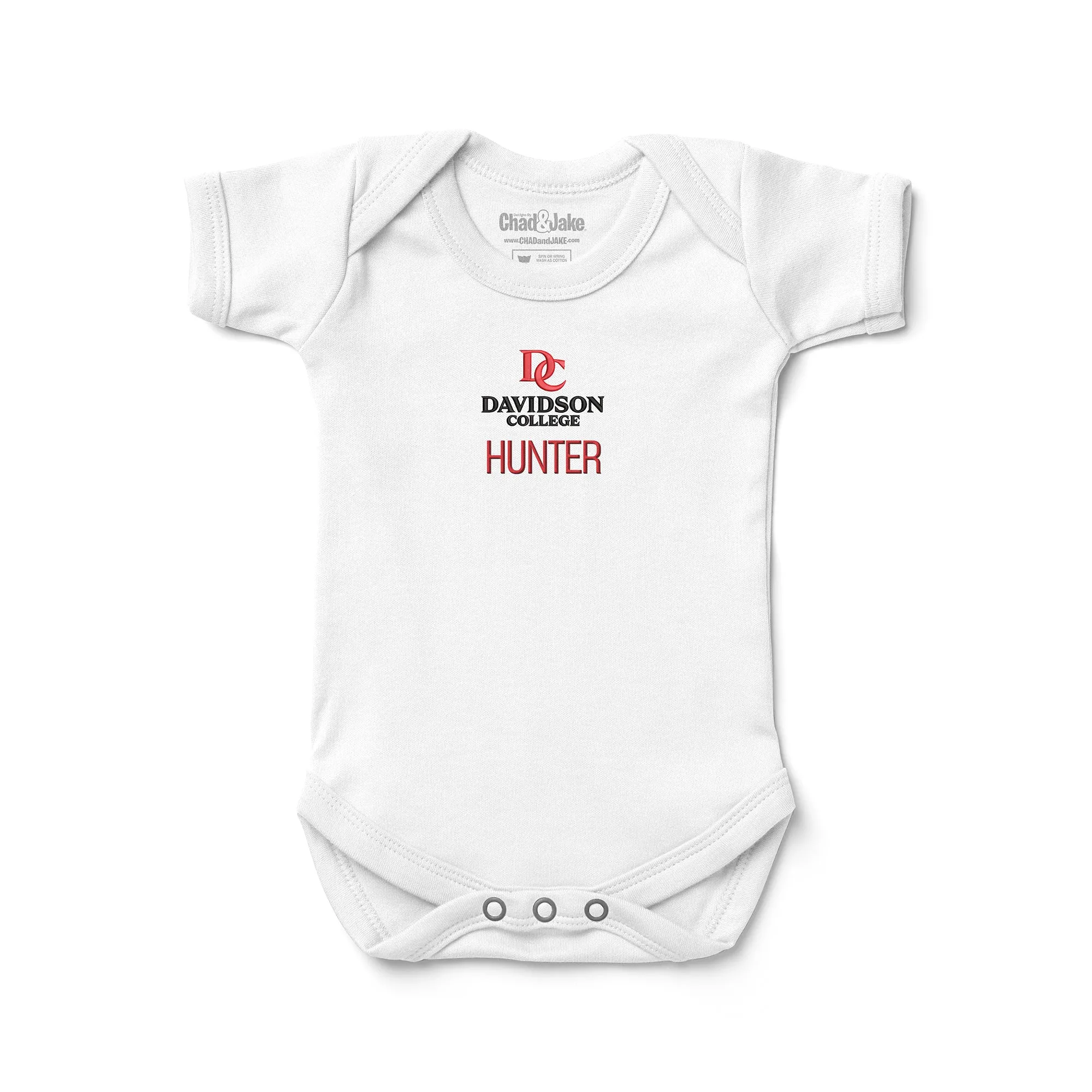 Personalized Davidson Wildcats Primary Lockup Bodysuit