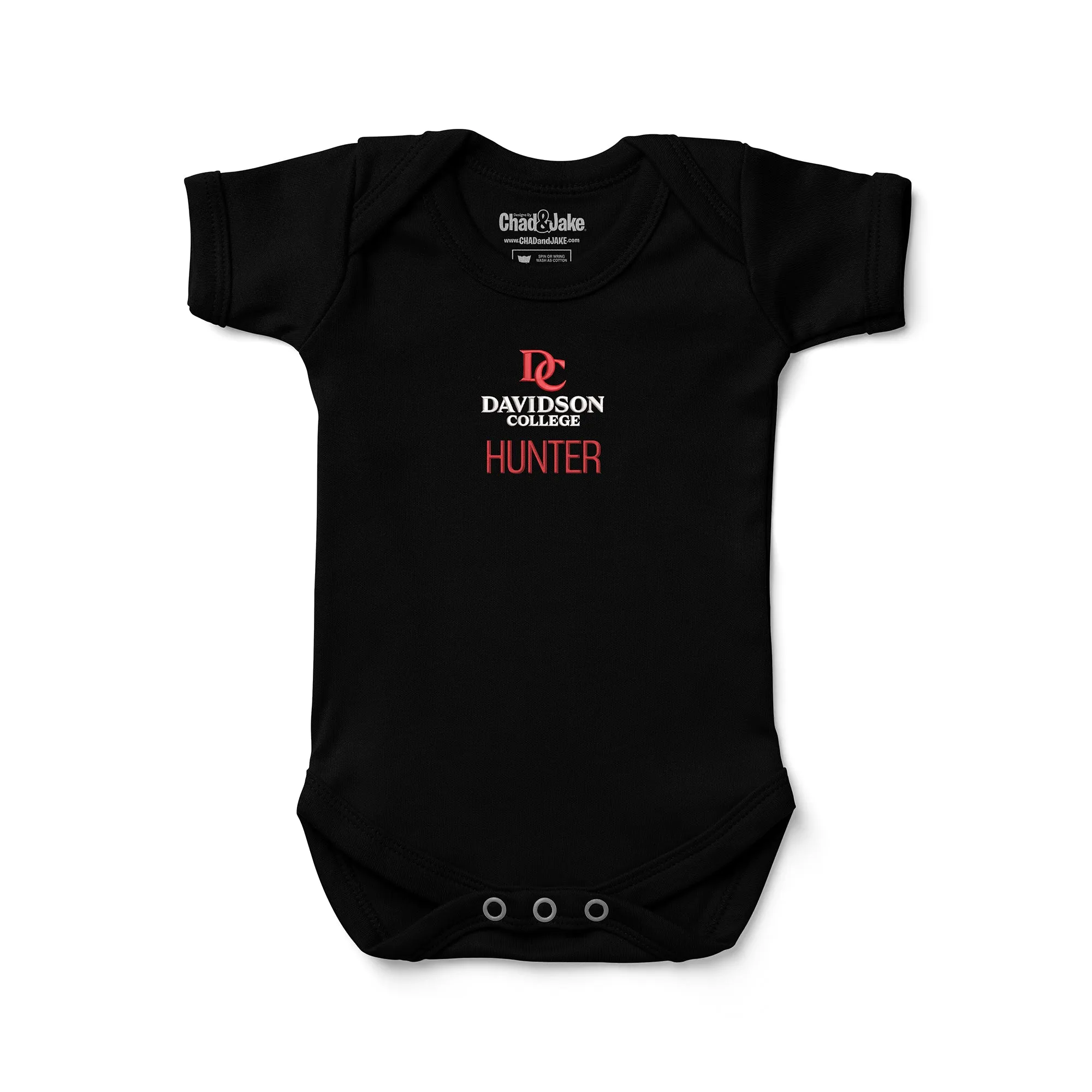 Personalized Davidson Wildcats Primary Lockup Bodysuit