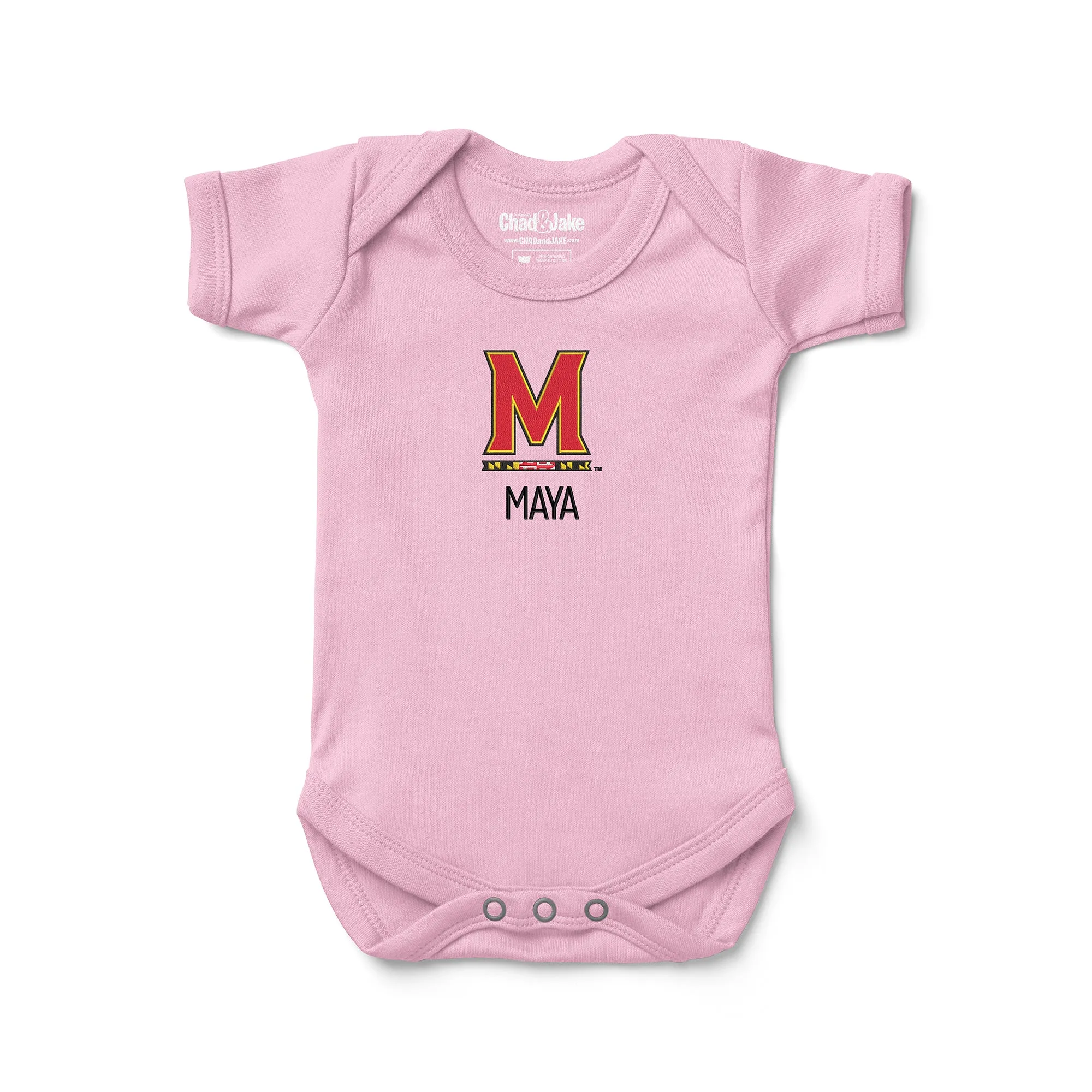 Personalized Maryland Terrapins M Bodysuit