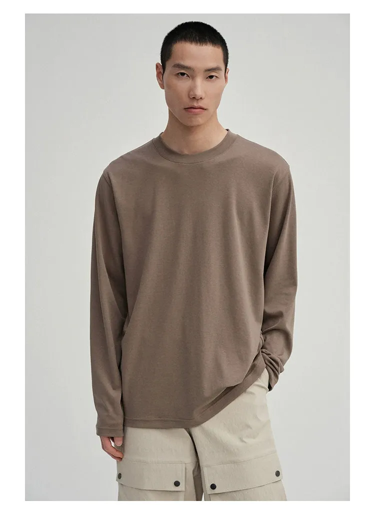 Pleated Design Base Layer Long Sleeve Top