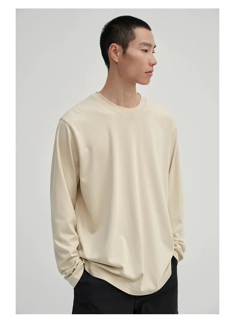 Pleated Design Base Layer Long Sleeve Top