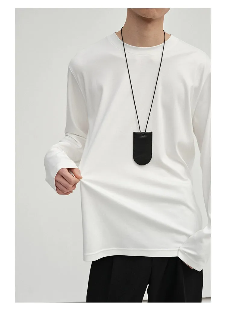 Pleated Design Base Layer Long Sleeve Top