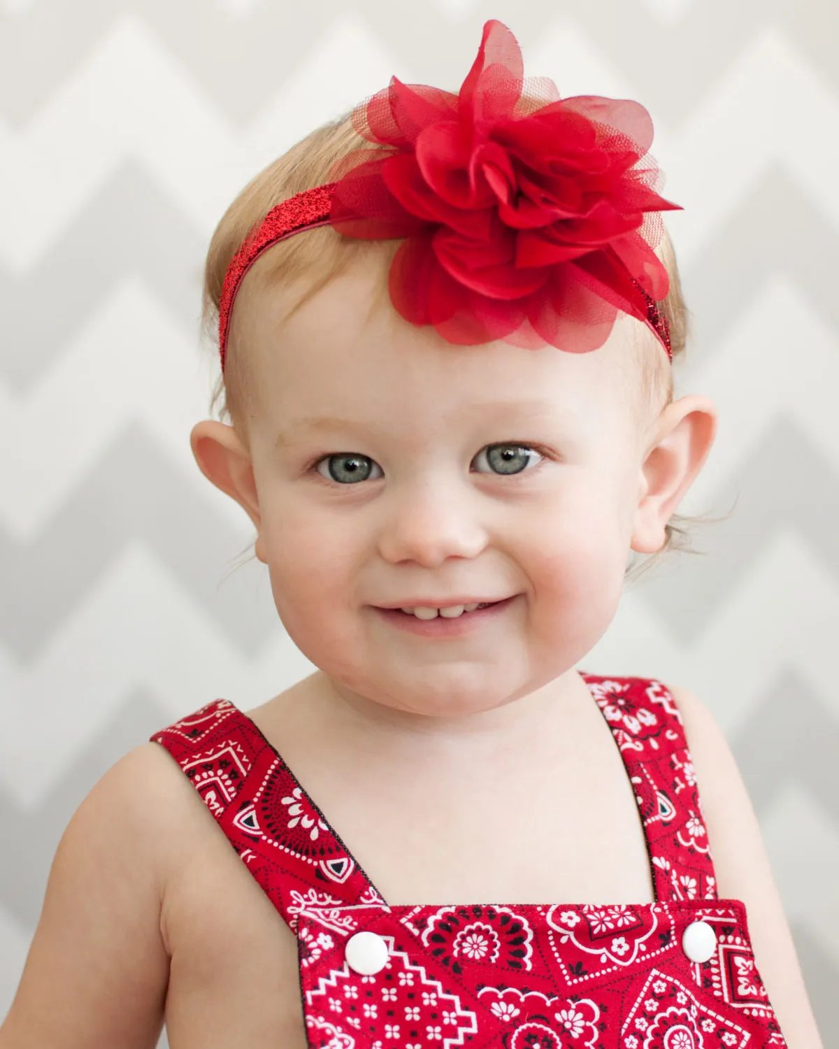 Red Bandana Romper