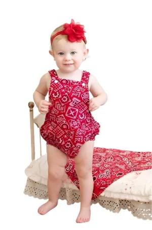 Red Bandana Romper