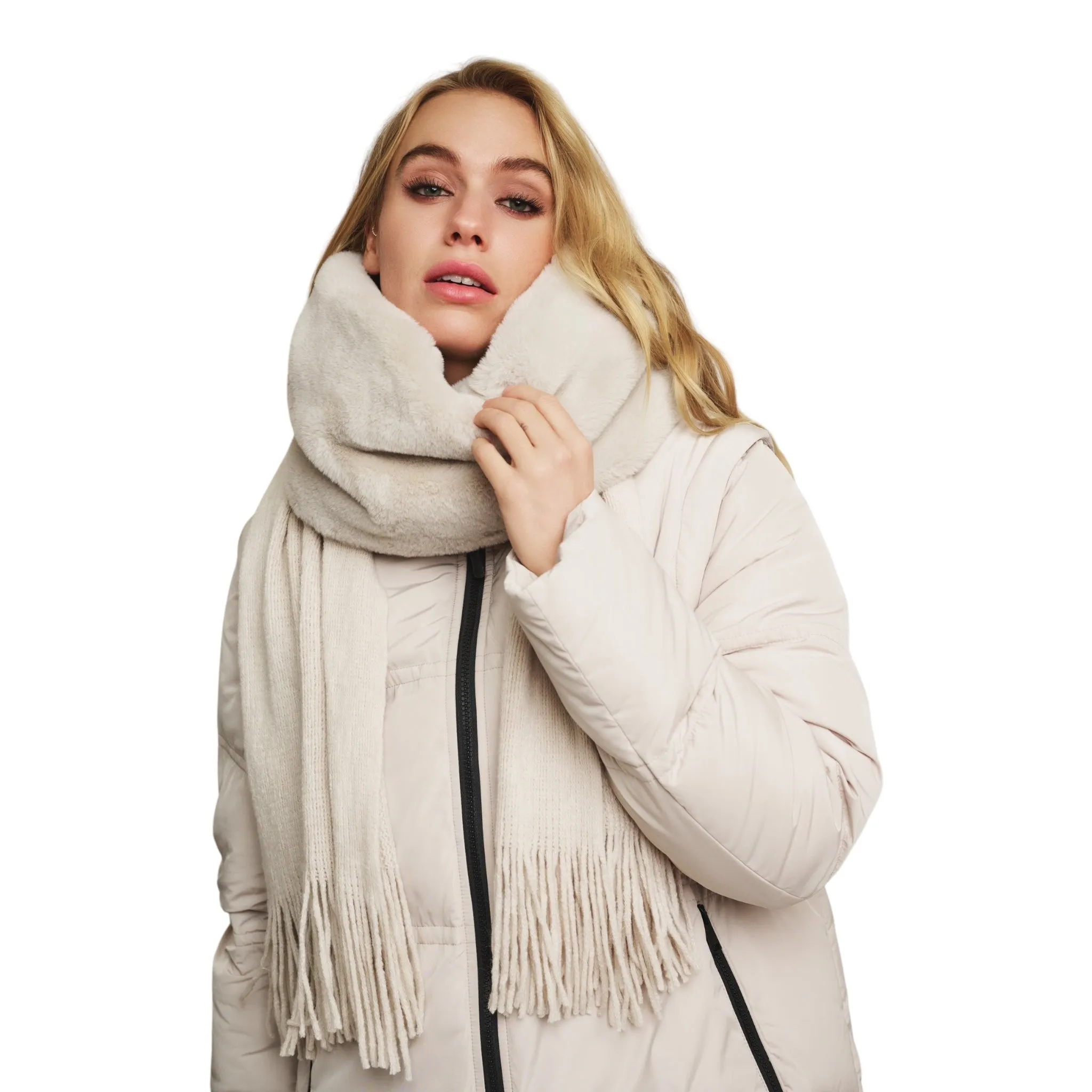 Rino & Pelle Vlien Scarf Birch