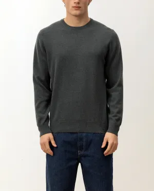 Rundhals Pullover aus Cashmere in Grün