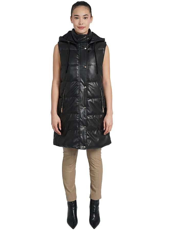 Sam Puffer Vest | Black