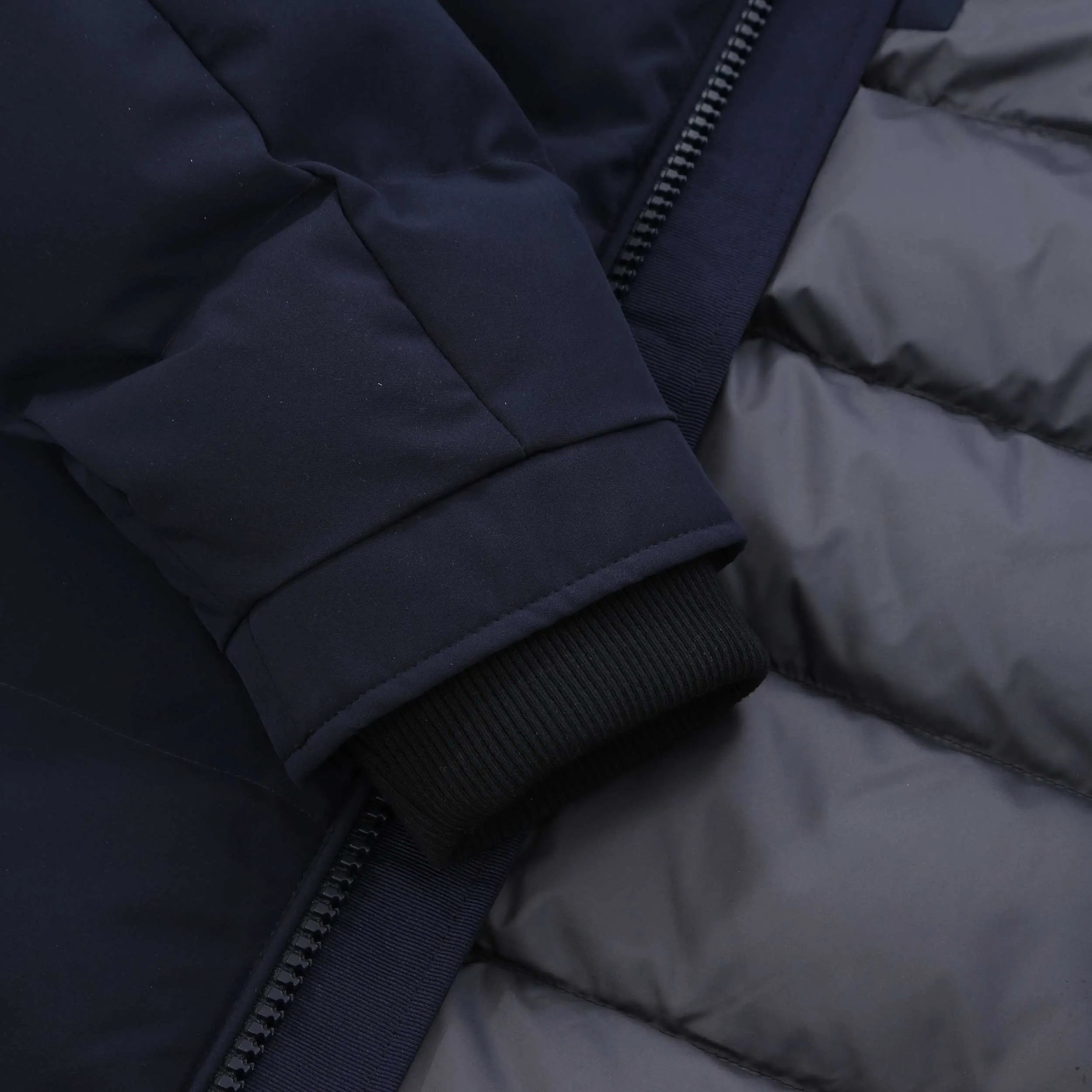 Sandbanks Banks Puffer Jacket in Navy