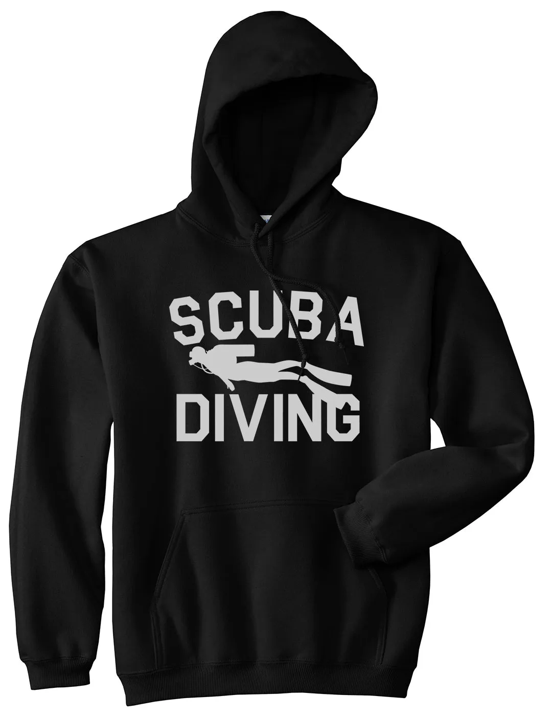 Scuba Diving Mens Pullover Hoodie