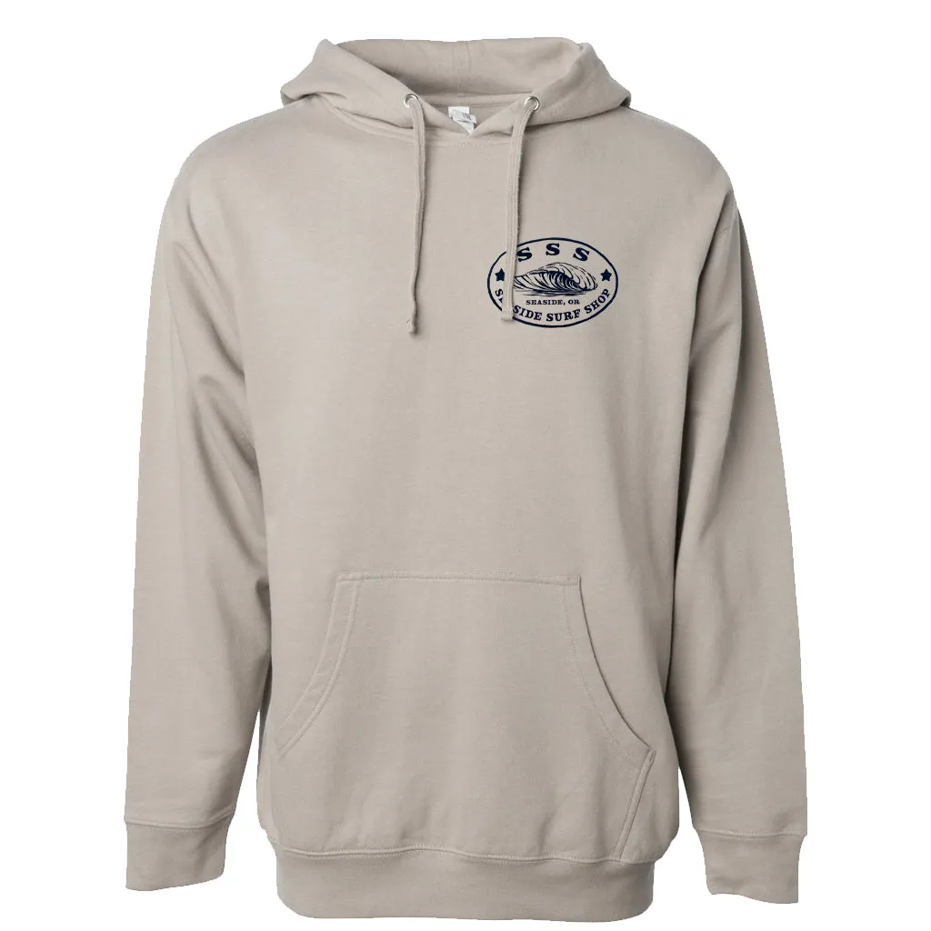 Seaside Surf Shop SSS Blade Wave Pullover - Smoke