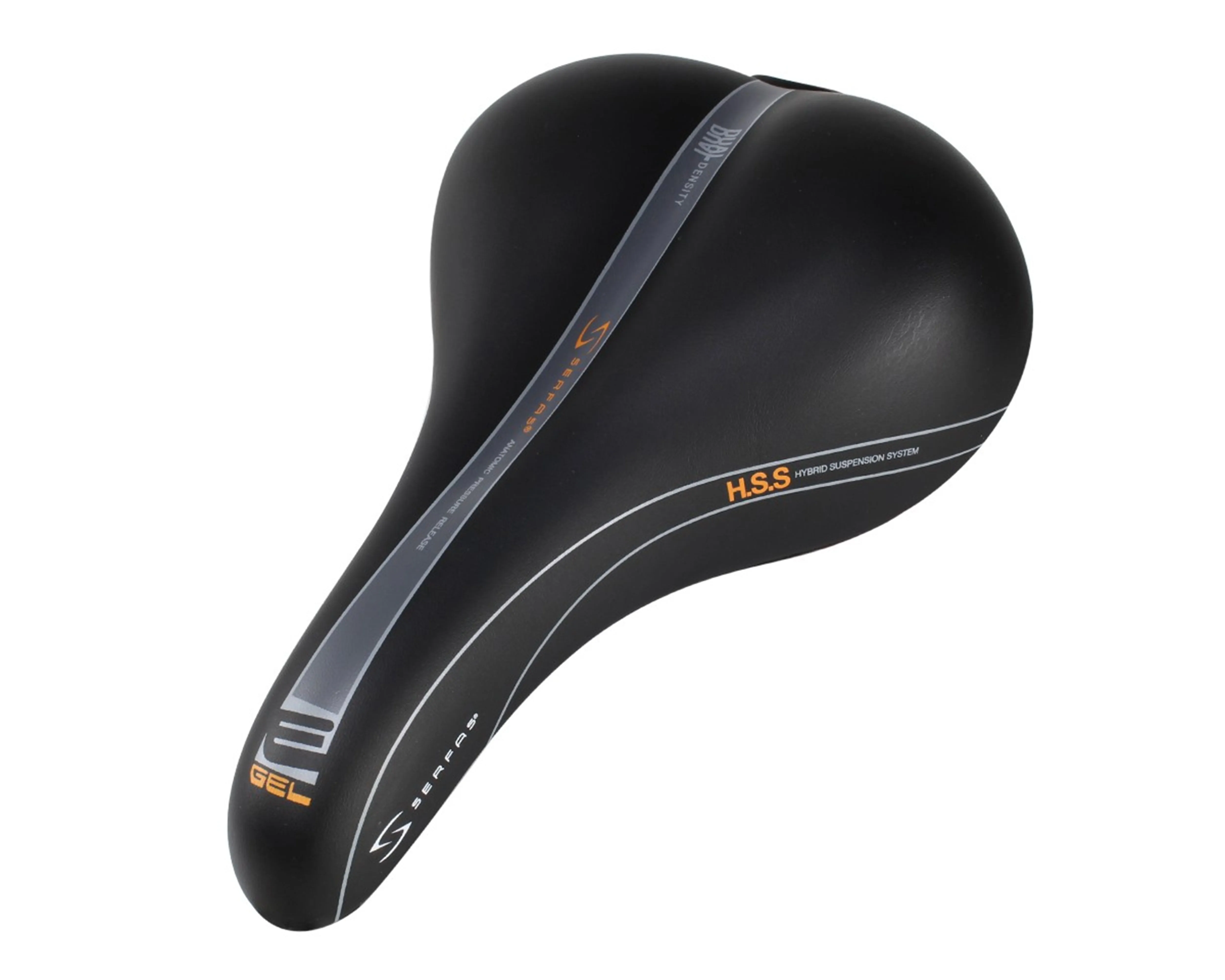 Serfas Dual Density E-Gel Saddle Mens Vinyl