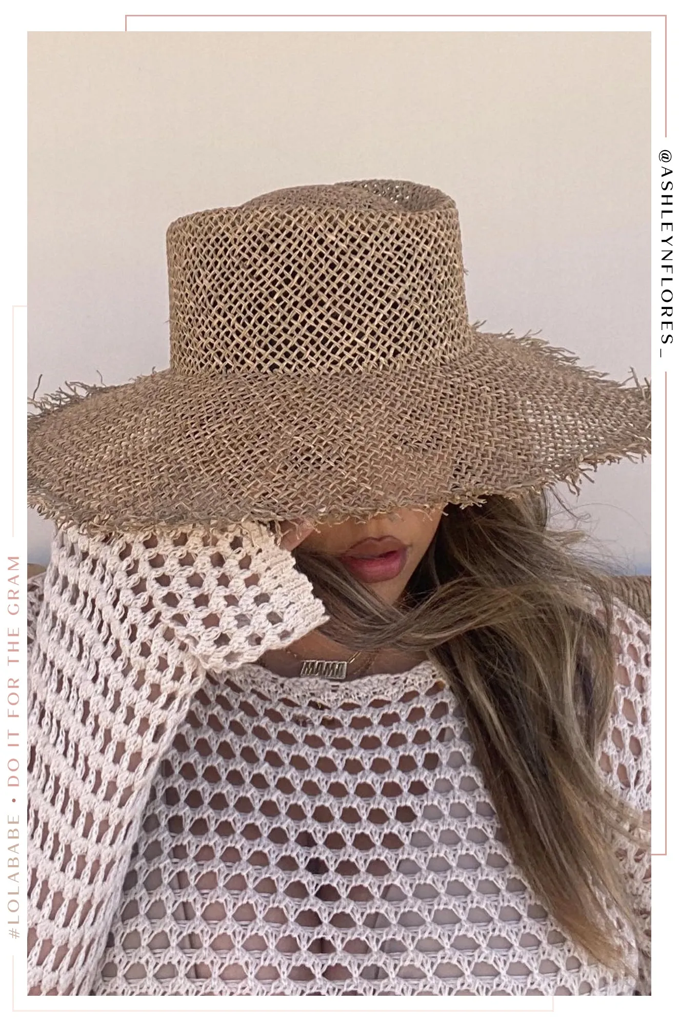 Shore Thing Frayed Brim Hat - Natural