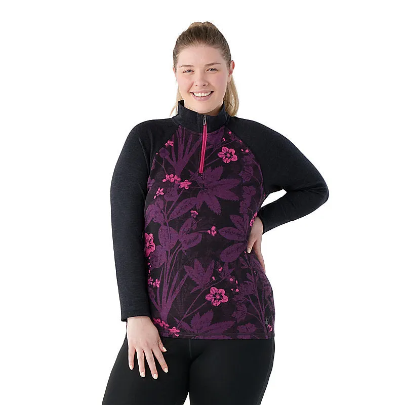 Smartwool Classic Plus Size Thermal Merino Base Layer 1/4 Zip