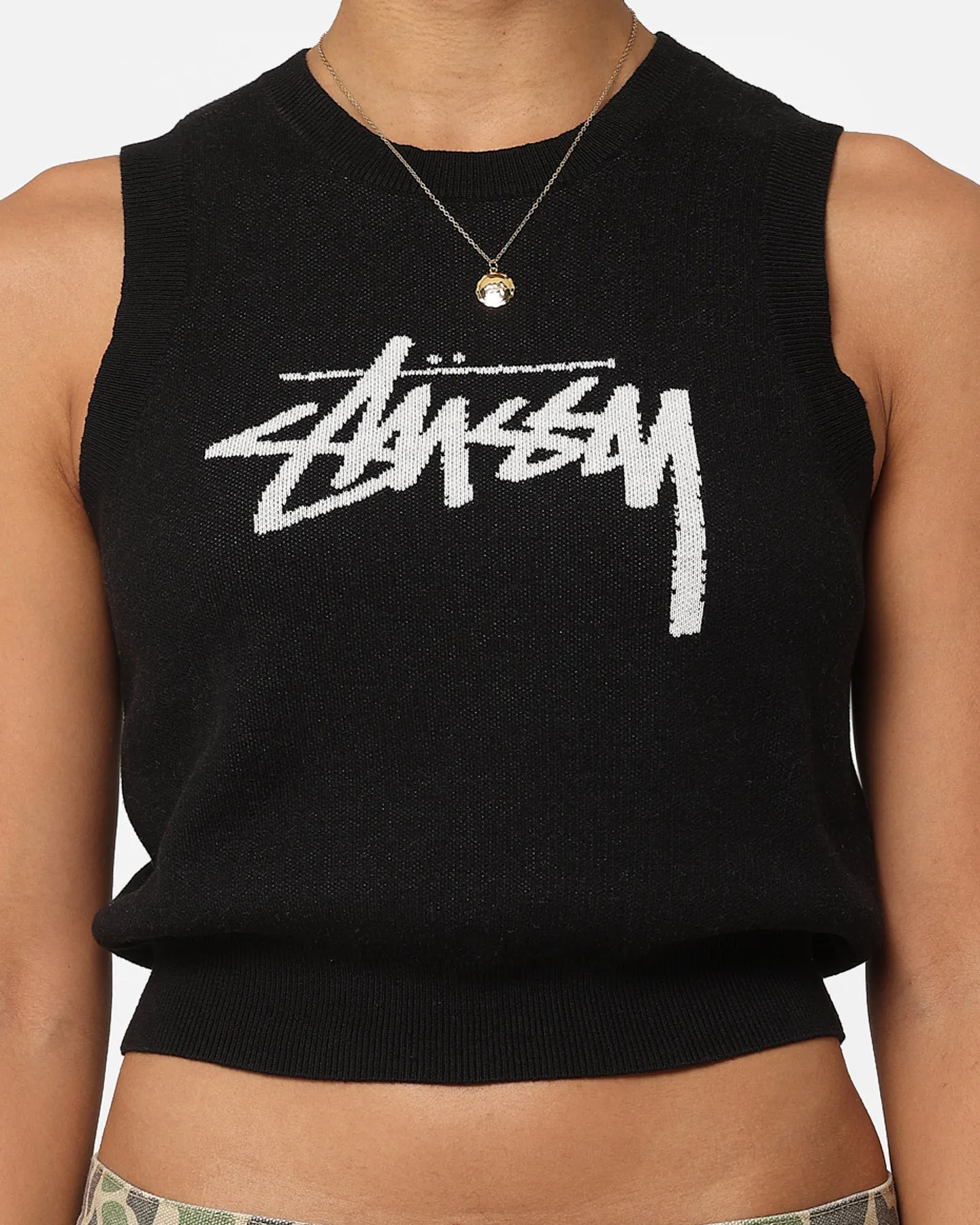 Stussy Women's Stussy Knit Vest Black