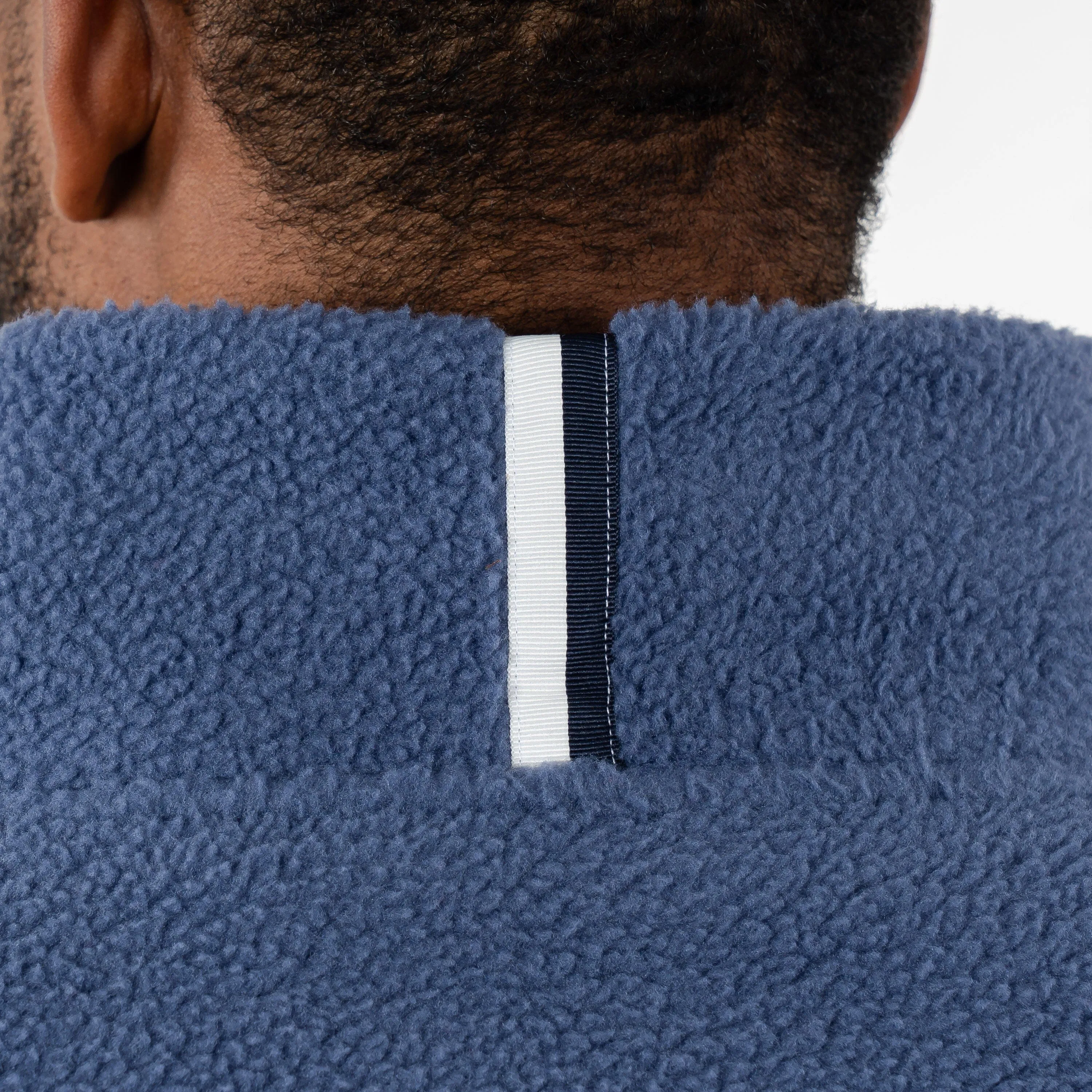 Summit Fleece Pullover | Colorblock - Slate Blue/Fleet Navy