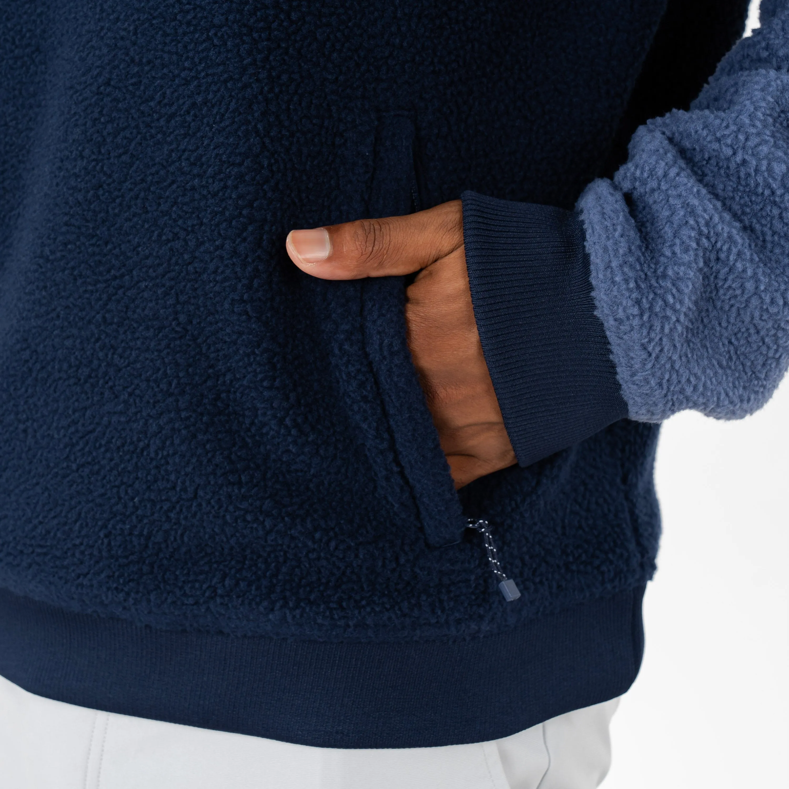 Summit Fleece Pullover | Colorblock - Slate Blue/Fleet Navy