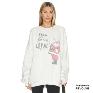 The Laundry Room Ain't Loyal Pullover - White