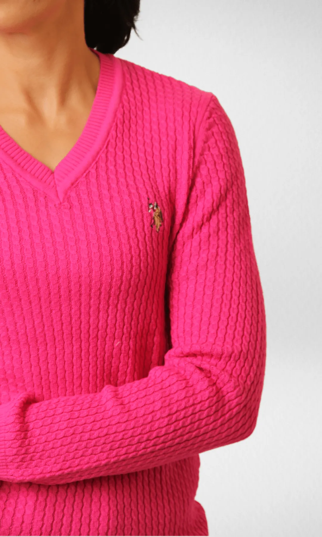 USP Women Pullover (Fuchsia)