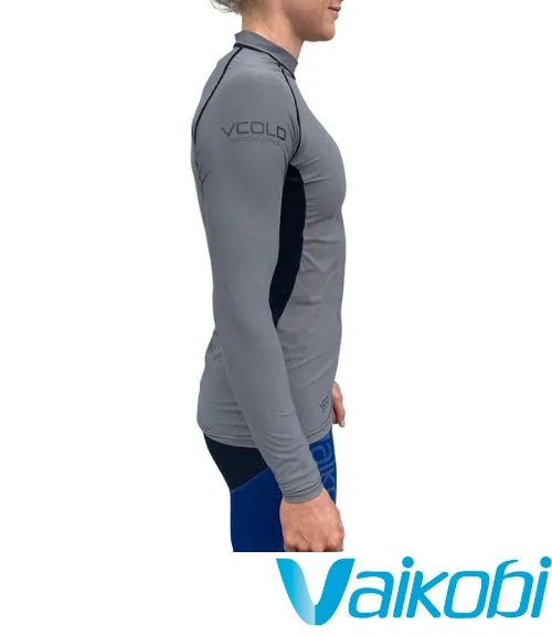 Vaikobi V COLD L/S BASE LAYER TOP - Grey/Black