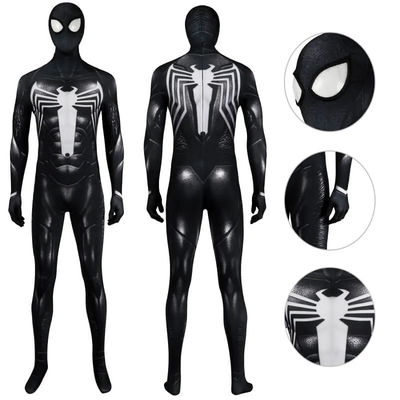 Venom Bodysuit 2023 Black Venom Symbiote Suit for Adults BEcostume