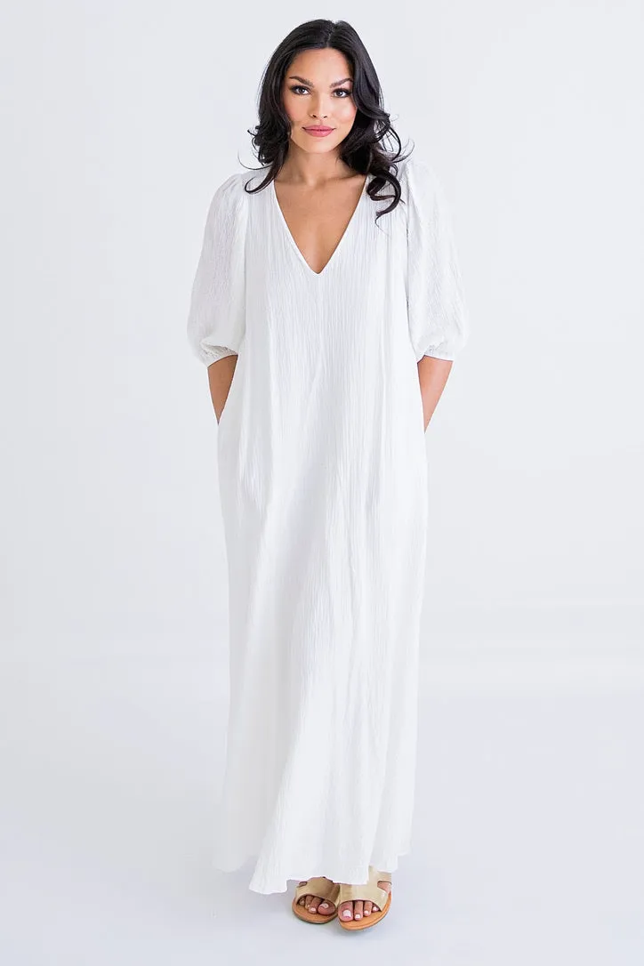 Vneck Signature Maxi Dress