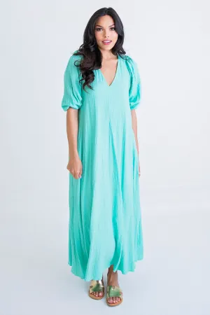 Vneck Signature Maxi Dress