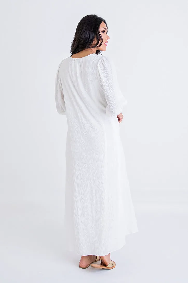 Vneck Signature Maxi Dress