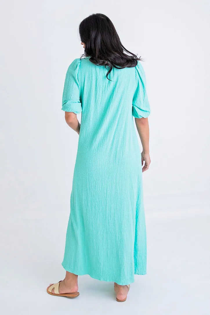 Vneck Signature Maxi Dress