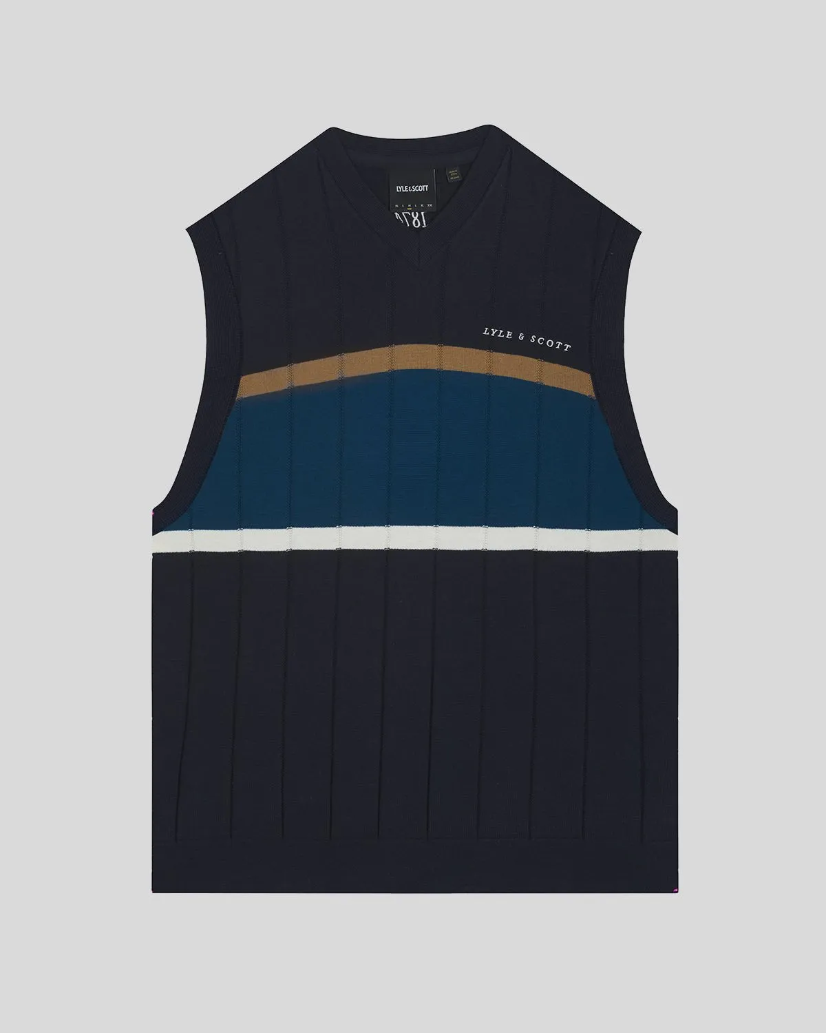 Volley Stripe Knitted Vest