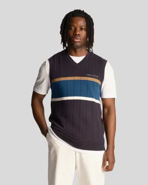 Volley Stripe Knitted Vest