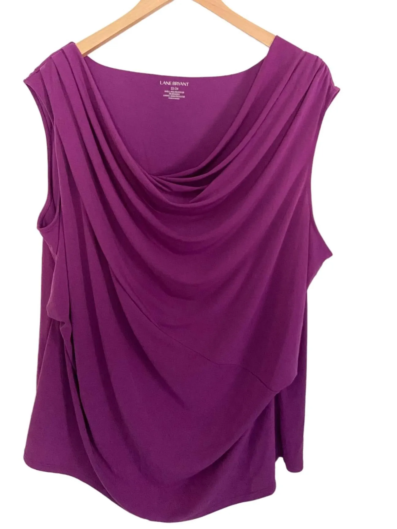 Warm Autumn Purple Sleeveless Top