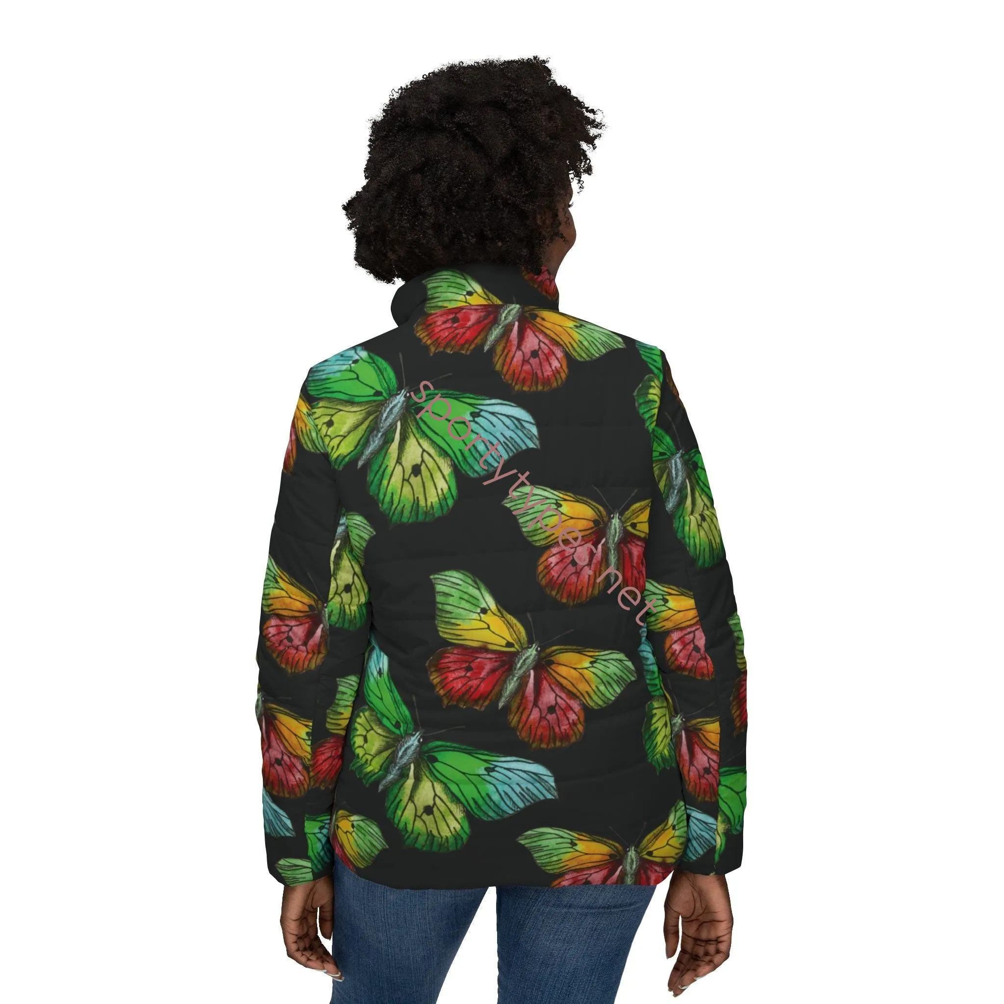 Women’s Butterflies Puffer Jacket