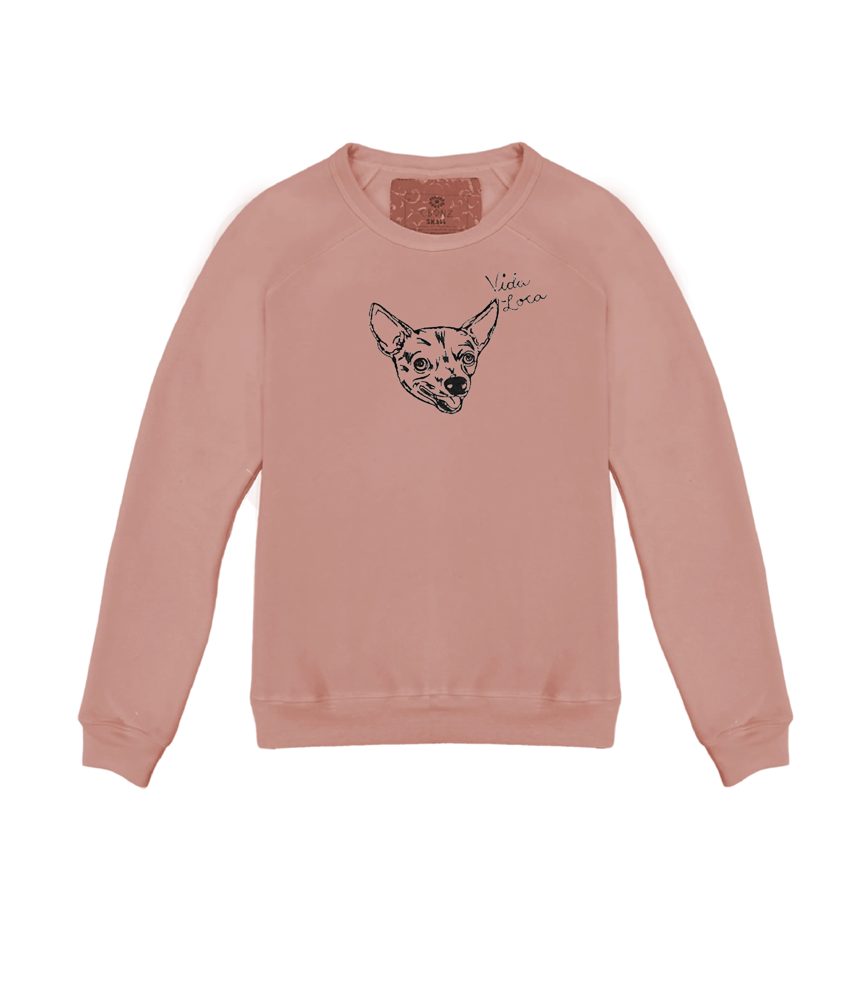 Women's Custom Pet Portrait Classic Crew Pullover